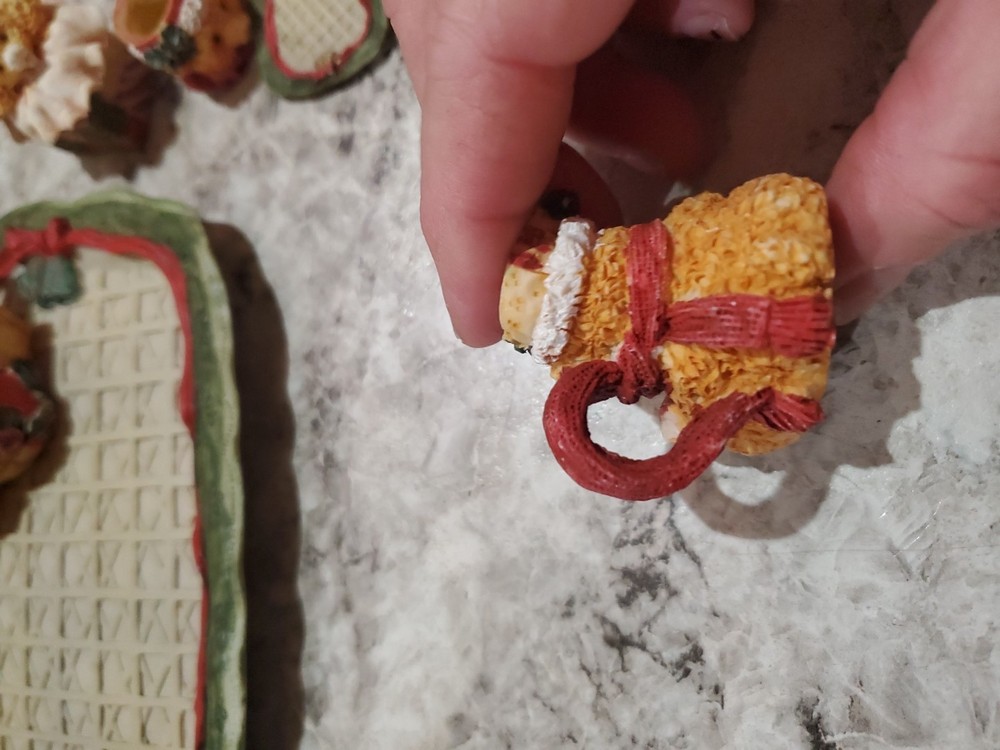 Small Bear Christmas Themed Tea Set Miniature