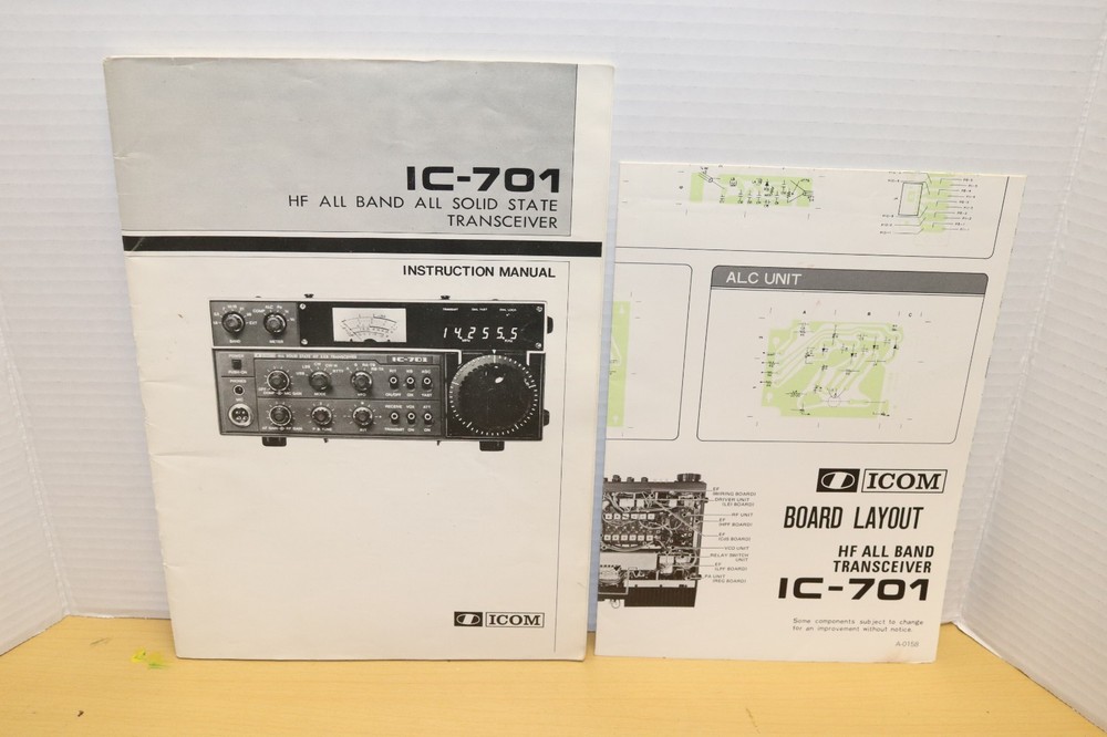 ICOM - IC-271H - INSTRUCTION MANUAL - w/PULLOUT SCHEMATIC
