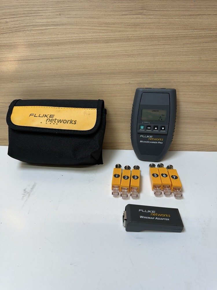 Fluke Networks  Microscanner Pro Good  Condition