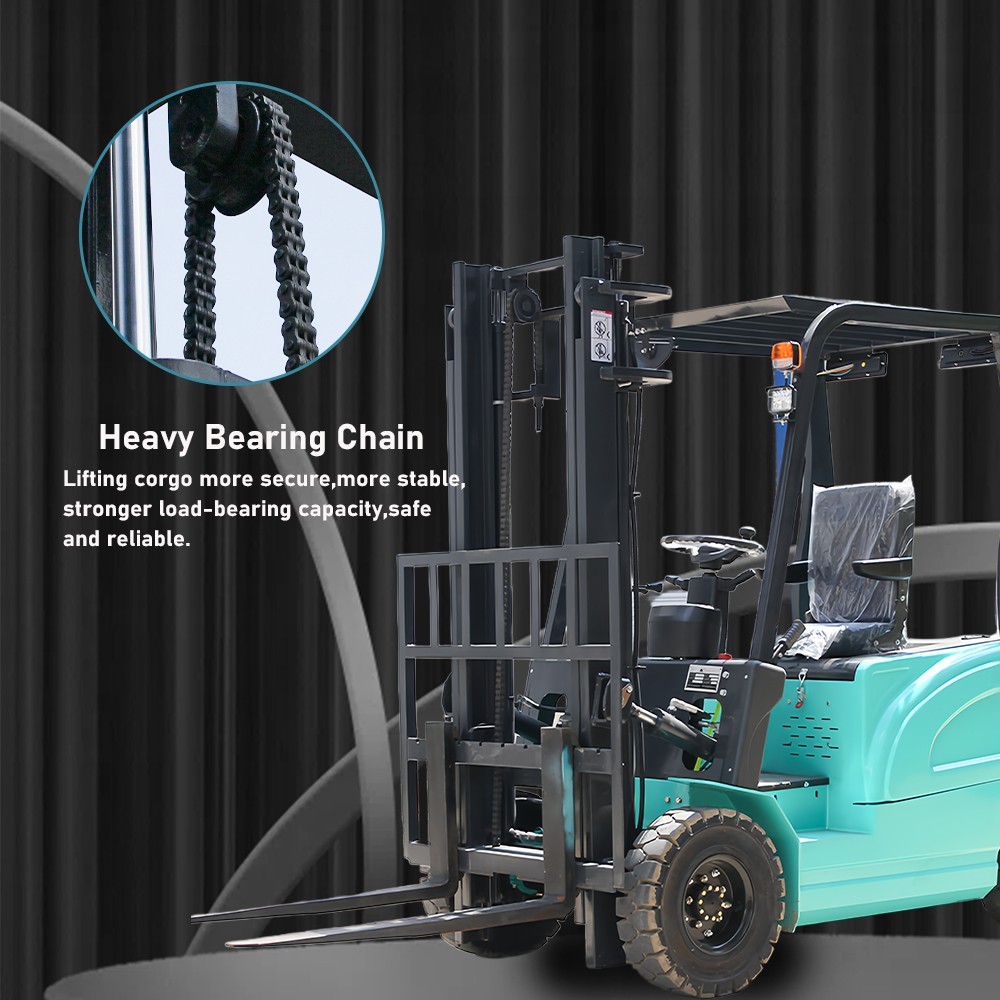 Electric Forklift Side Shift 4400lbs with Lead-Acid Battery Forklift Free Ship