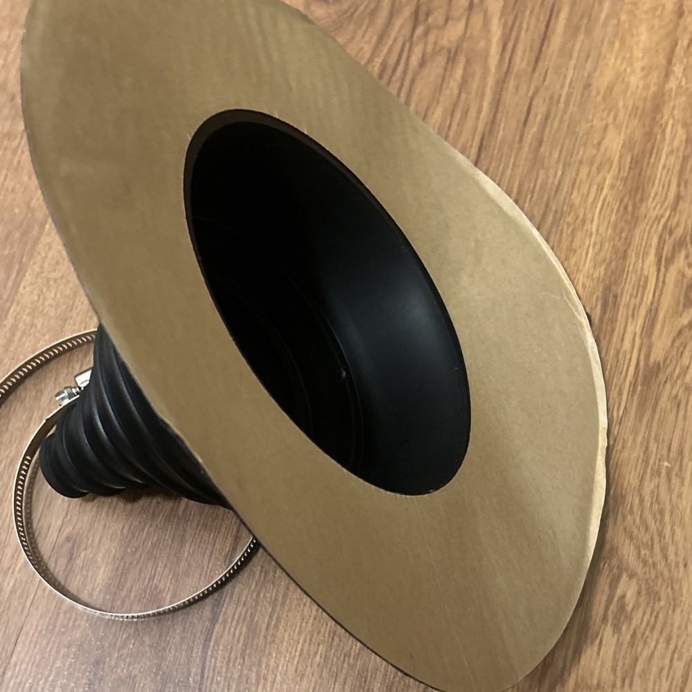 Firestone / Versico / QuickSeam EPDM Pipe Flashing / Pipe Boot w/clamping Ring