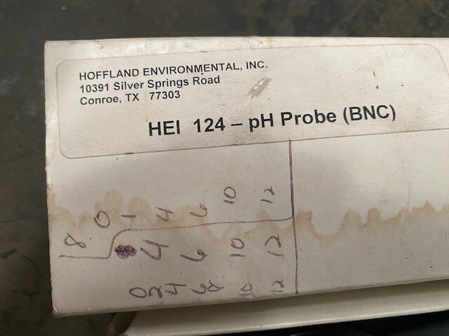 Electrode HEI 124-pH Probe, Hoffland Environmental