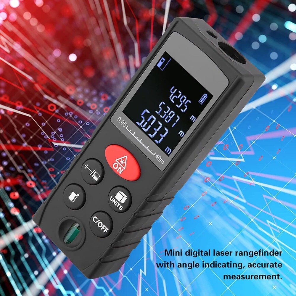 Digital rangefinder with Angular Indication Accurate Measurement for Building an