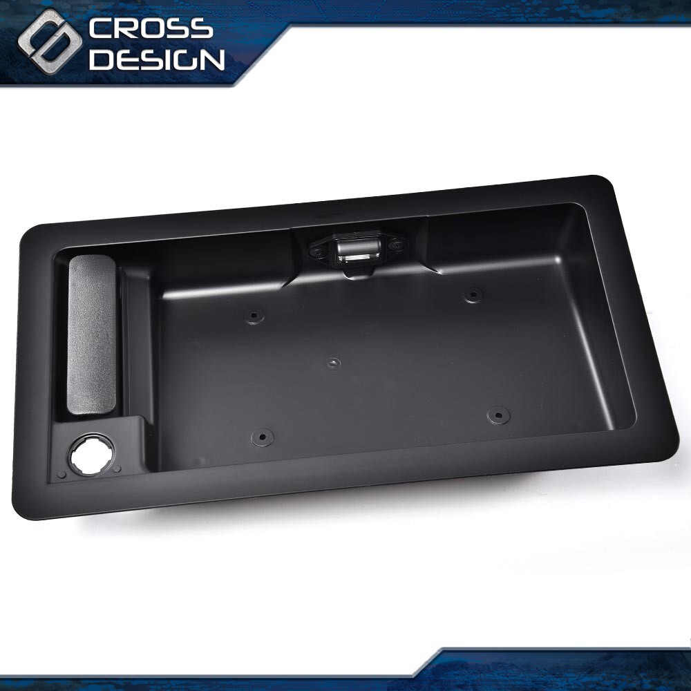 Fits Ford Van E150 E250 E350 Rear Cargo Door Handle License Plate Tag Bracket