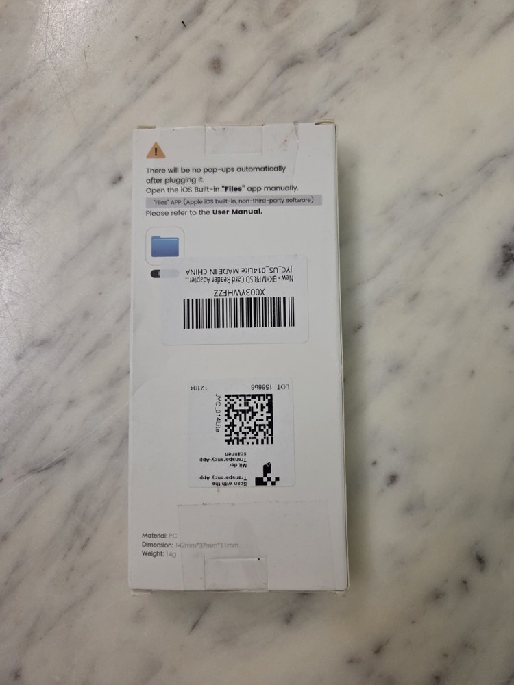 SD / Micro SD Card reader Compatible Woth iPhone