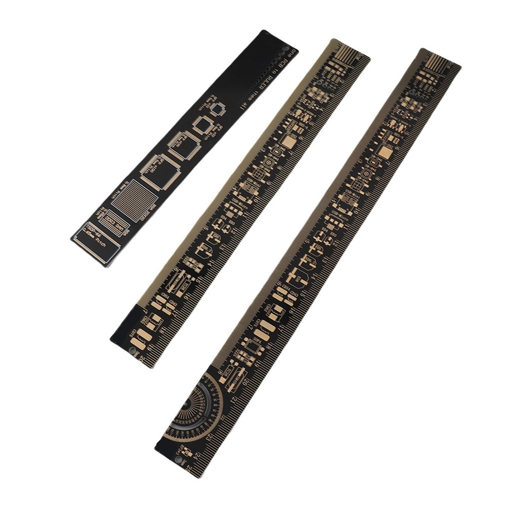 3PCS High Accuracy Multifunctional Printed Circuit Board Engineering Ruler For