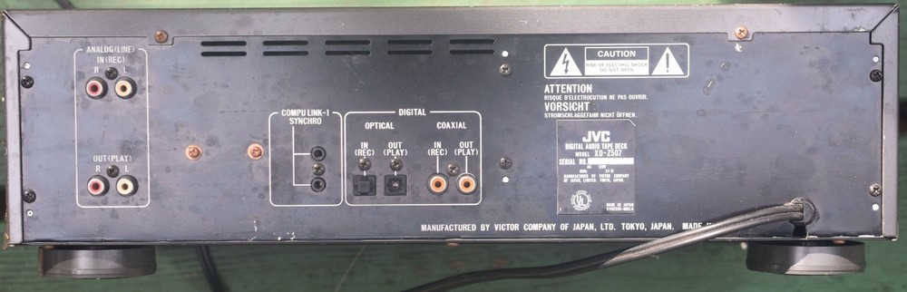 JVC XD-Z507 DAT Tape Recorder