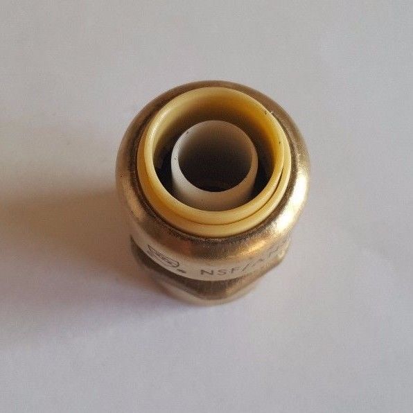 2 PIECES 1/2" PUSH FIT X 1/2" FEMALE ADAPTER LEAD FREE