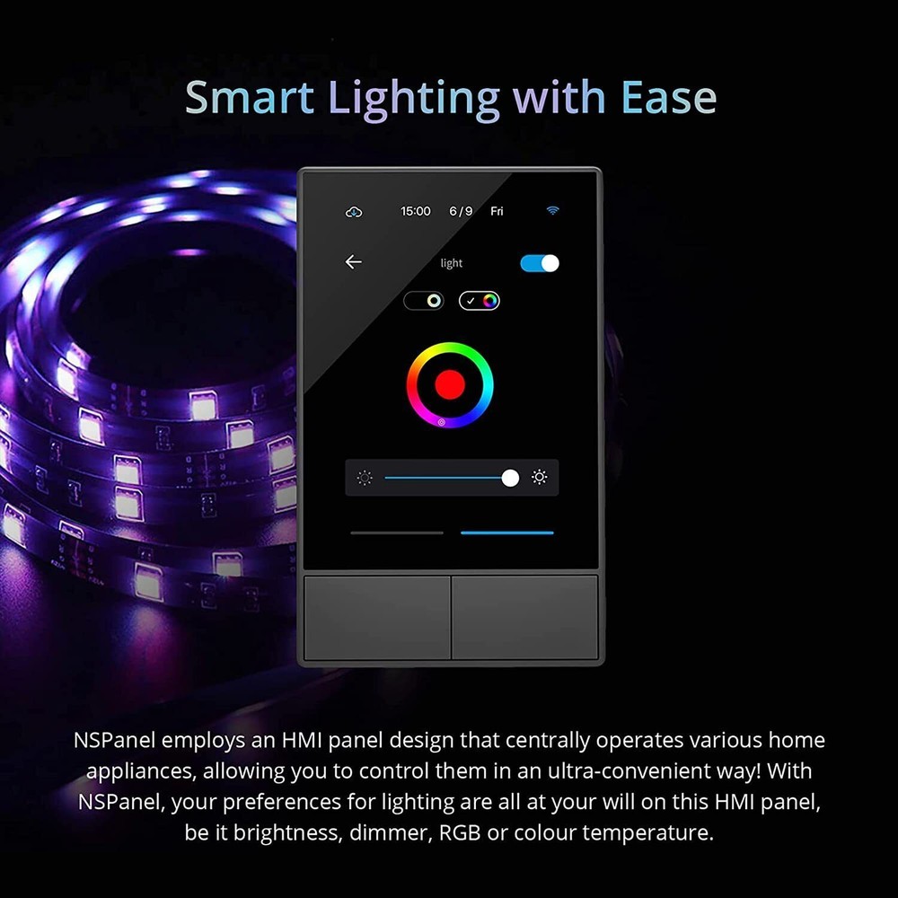 SONOFF NSPanel Wifi Wall Touch Switch Smart Scene Thermostat Display APP Control
