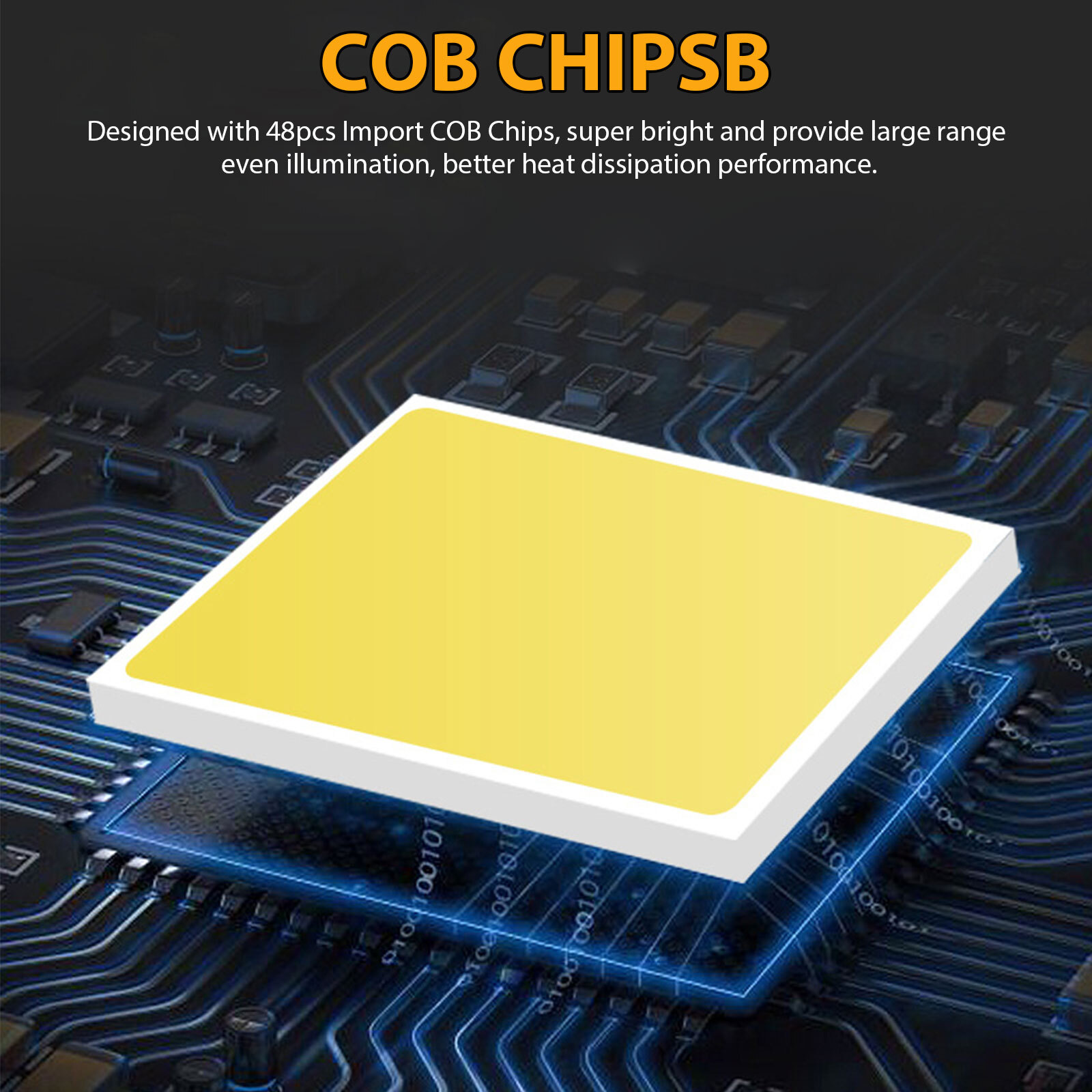 10X 48SMD COB White LED Panel Festoon T10 BA9S Car Interior Dome Map Light Bulbs