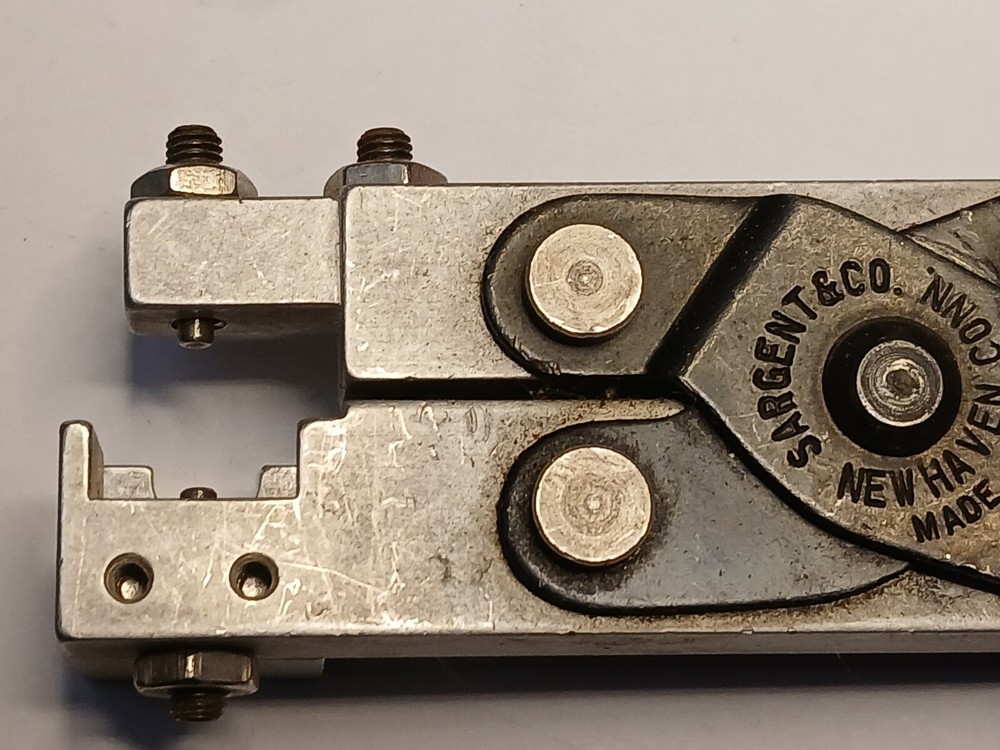 2 Sargent Custom Application Tools Hand Press/Crimp