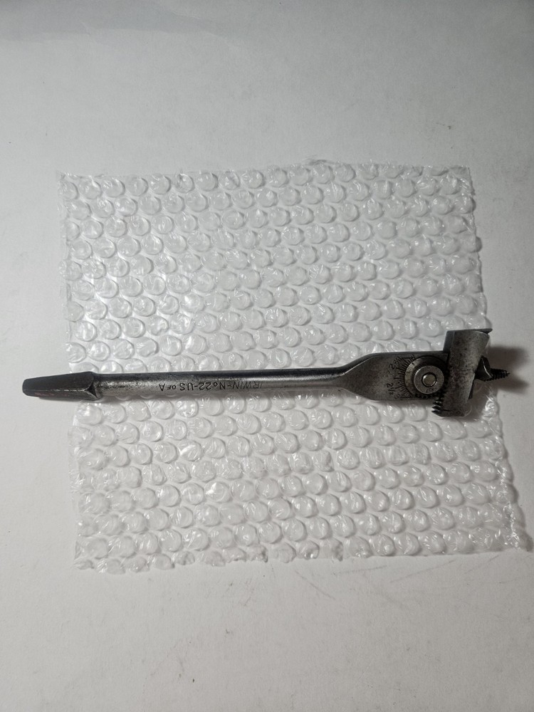 Vintage Irwin No. 22 Micro-Dial Wood Boring Bit