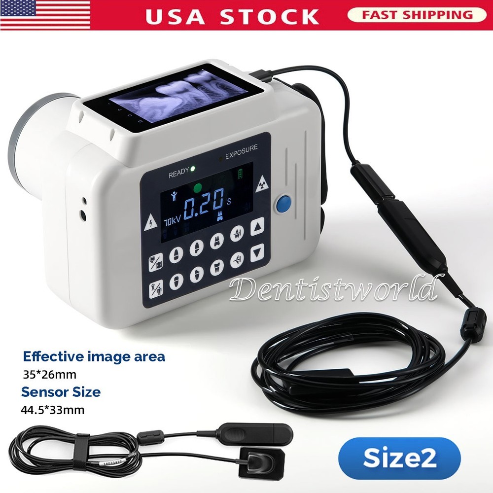 Handheld Portable Dental Ray Machine Unit with Built-in Display Screen no Shield