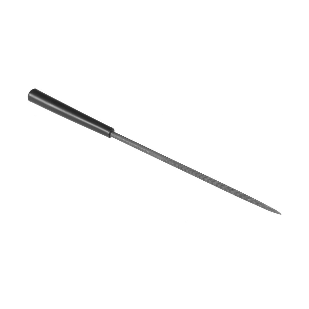 Second Cut Steel Round Needle File with Plastic Handle 4mmx160mm
