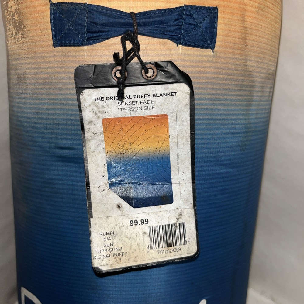 Rumpl Original Puffy Blanket Sunset Fade With Defects