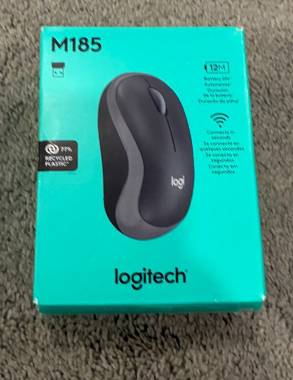 Logitech K270 Wireless Keyboard & M185 Wireless Mouse Combo - New & Unused
