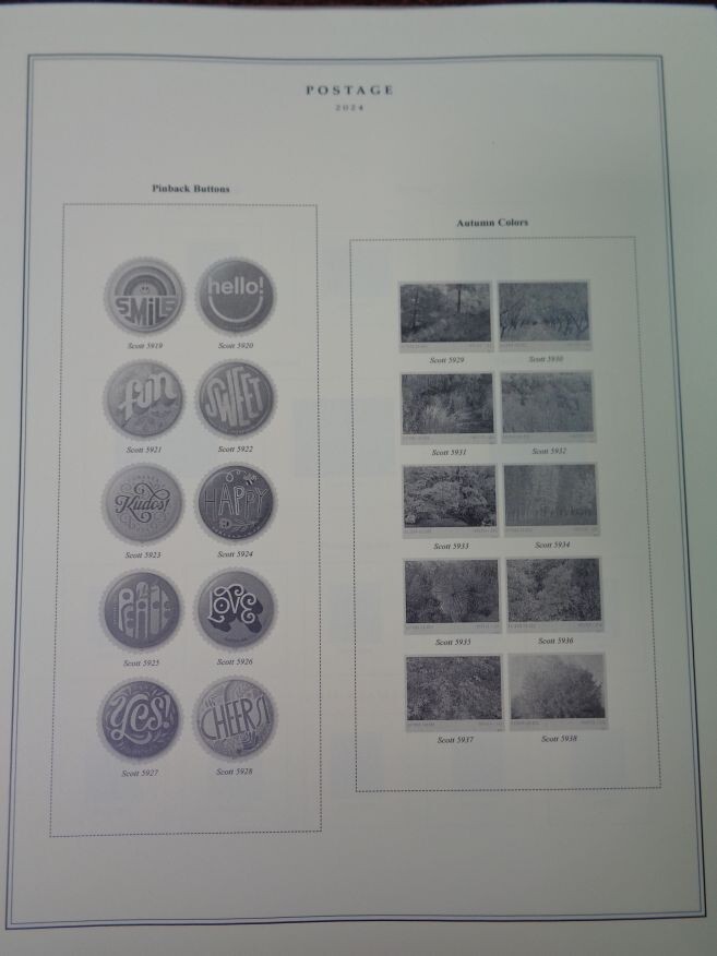 SCOTT National 2024 US Stamp album supplement # 92 NEW most recent 100S024