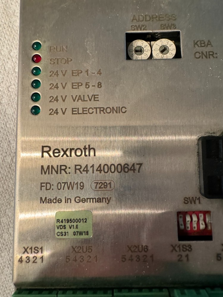 REXROTH R414000647 BUS DISTRIBUTOR