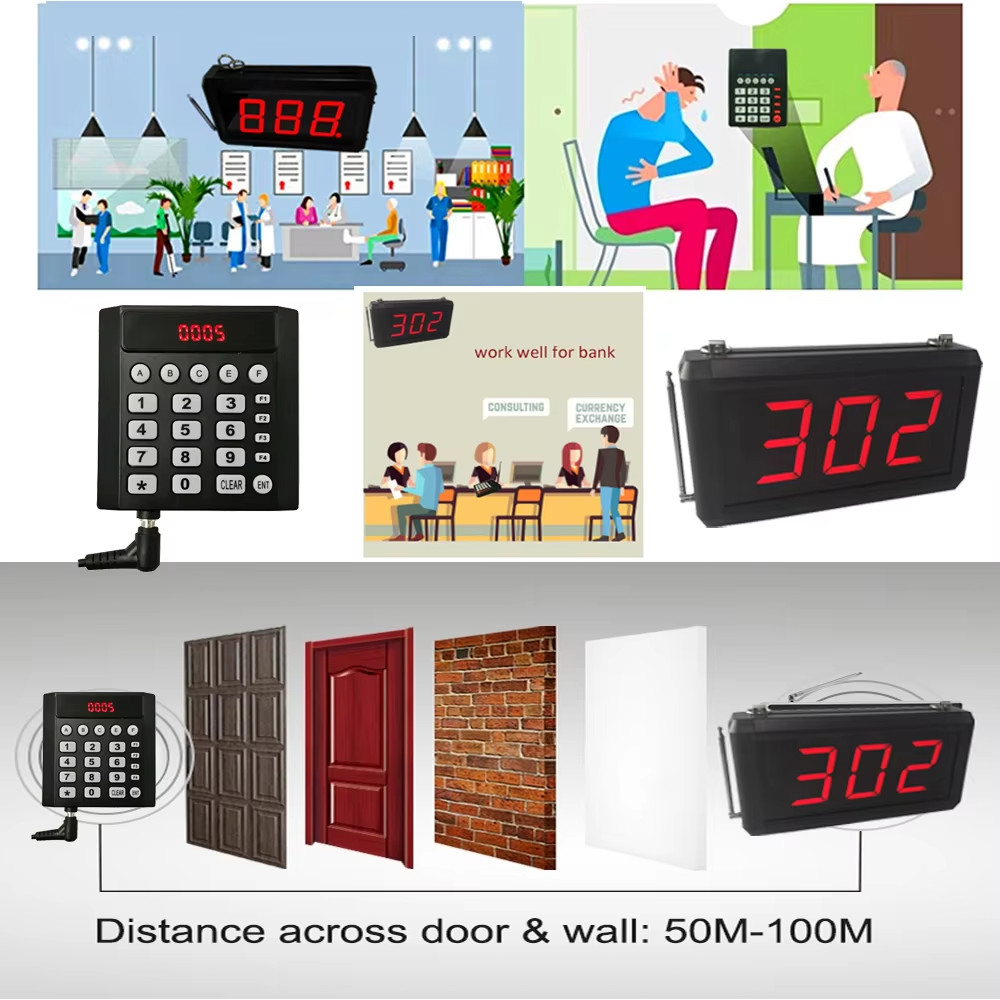 Call Queue Management System with Thermal Printer for Restaurant/Haunted House