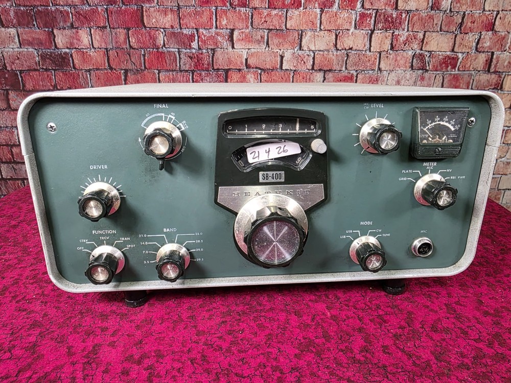💥Powers On💥 Heathkit SB-400 Ham Radio Transmitter