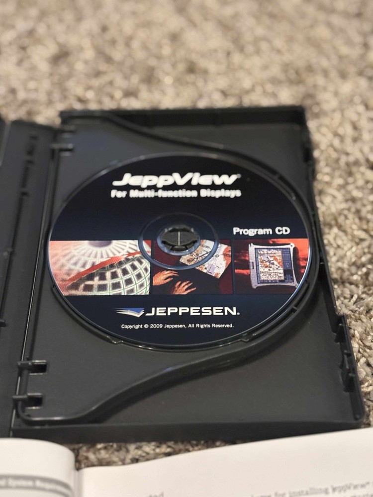 Jeppeson Electronic Chart JeppView For Multi-function Displays~Vista 2009 CD-Rom
