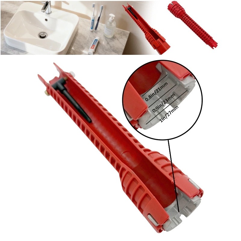Sink Bathroom Multi-Function Wrench Water Heating Installation Gadget