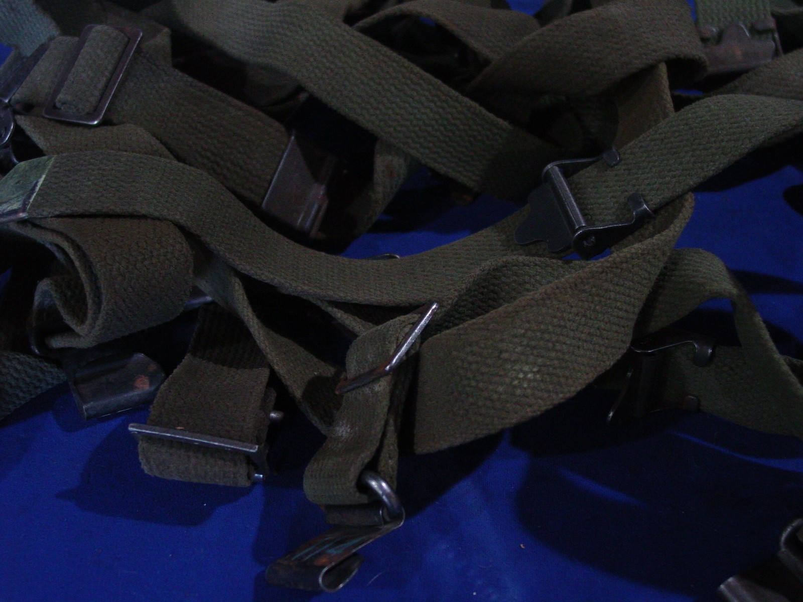 Orignal US GI RIFLE SLING M1 GARAND 1903 03A3 Cotton Duck Canvas OD w Buckles