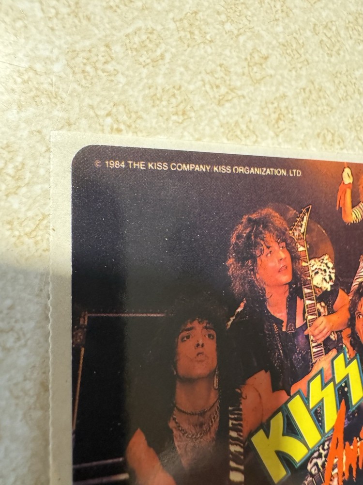 Kiss Animalize Patch Photo Sticker Lot Vintage Mark St John 1984 Rare Eric Carr