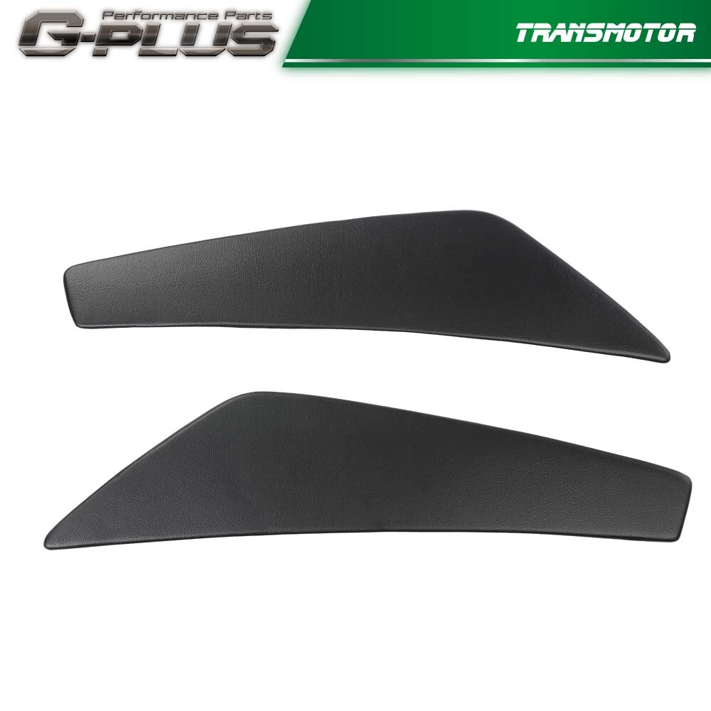 Fit For 2010-2014 Ford Mustang Door Panel Insert Smooth Left + Right Side Black