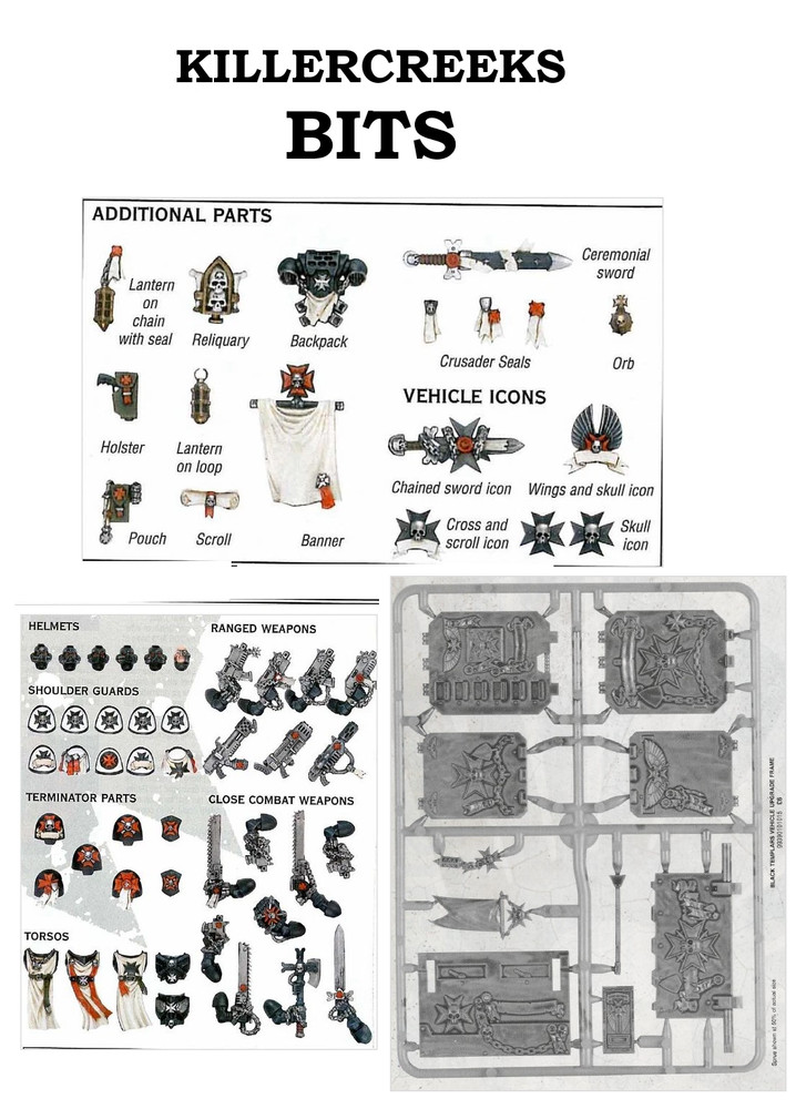 40k Black Templars Firstborn Infantry Vehicle Bits Bitz OOP Multi Listing