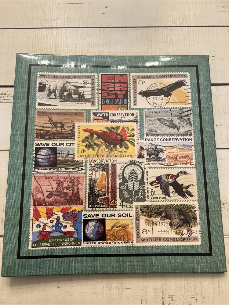 ‘98 USPS The Stamp Collector's Album Deluxe Craft Canceled Stamp Design Unsealed