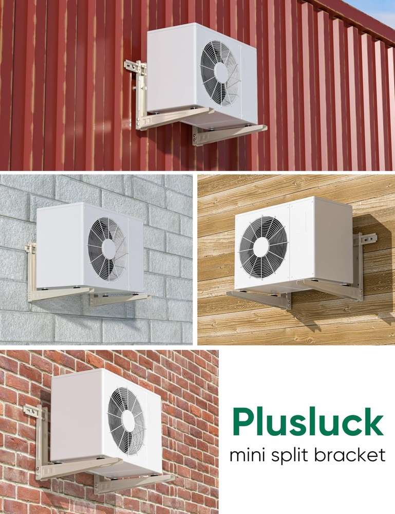 Mini Split Wall Mounting Bracket: Wall Mount Ac Bracket for Outside 7000-1200...