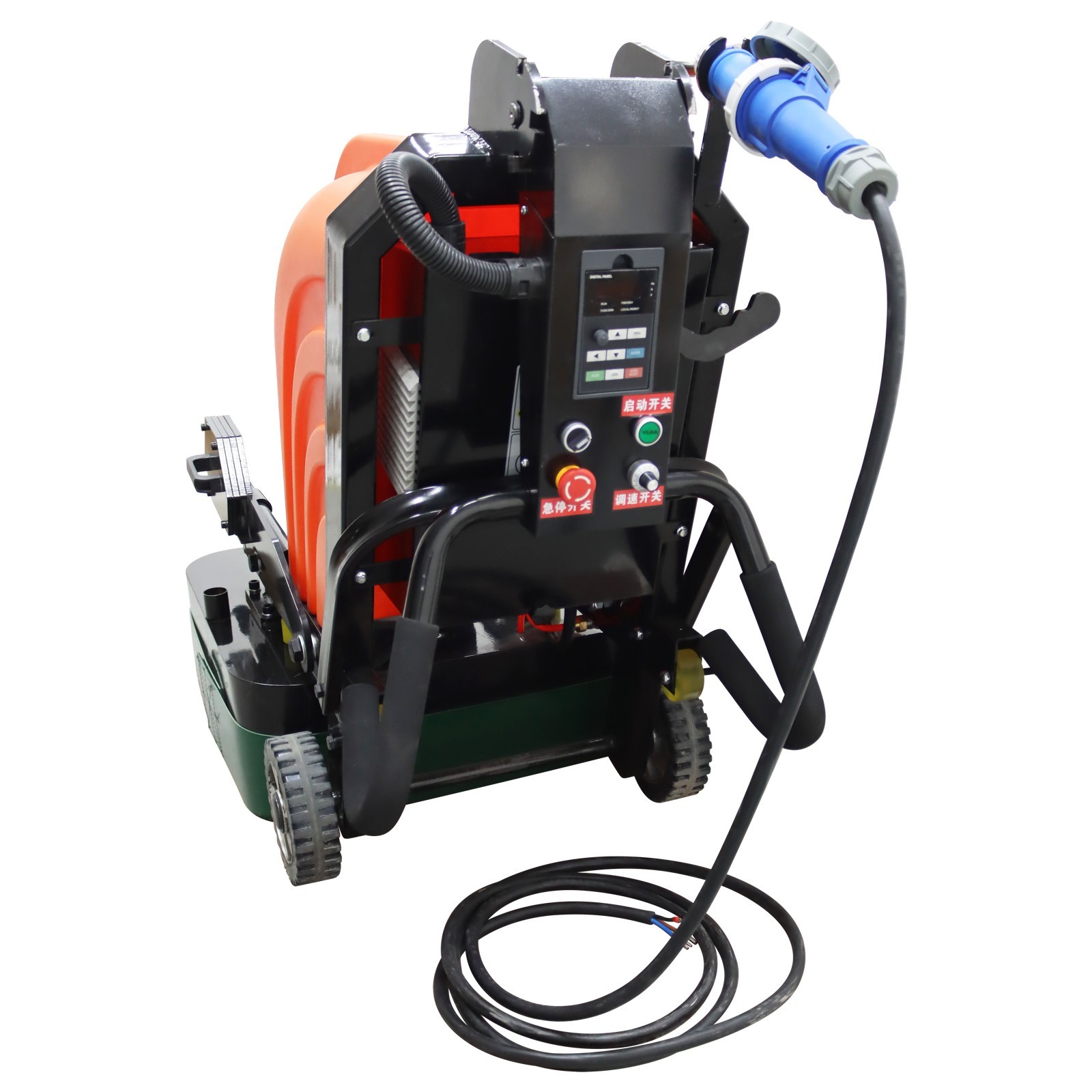 LED Light 12Grinding Discs Concrete Floor Grinder Polisher Sander220V 24.8"Width