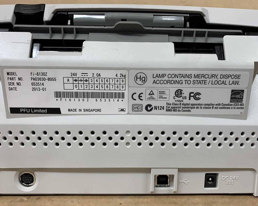 Fujitsu fi-6130Z Duplex Sheet-Fed Document Scanner | Tested
