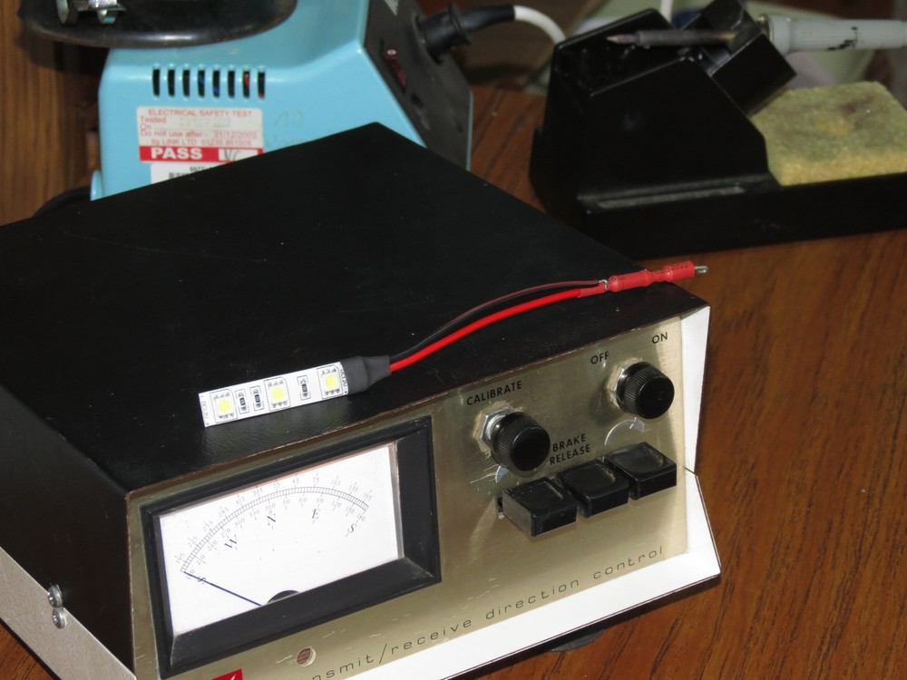 LED conversion Ham Radio Hy-Gain CDE Rotor Box 3 LED light bulb conversion