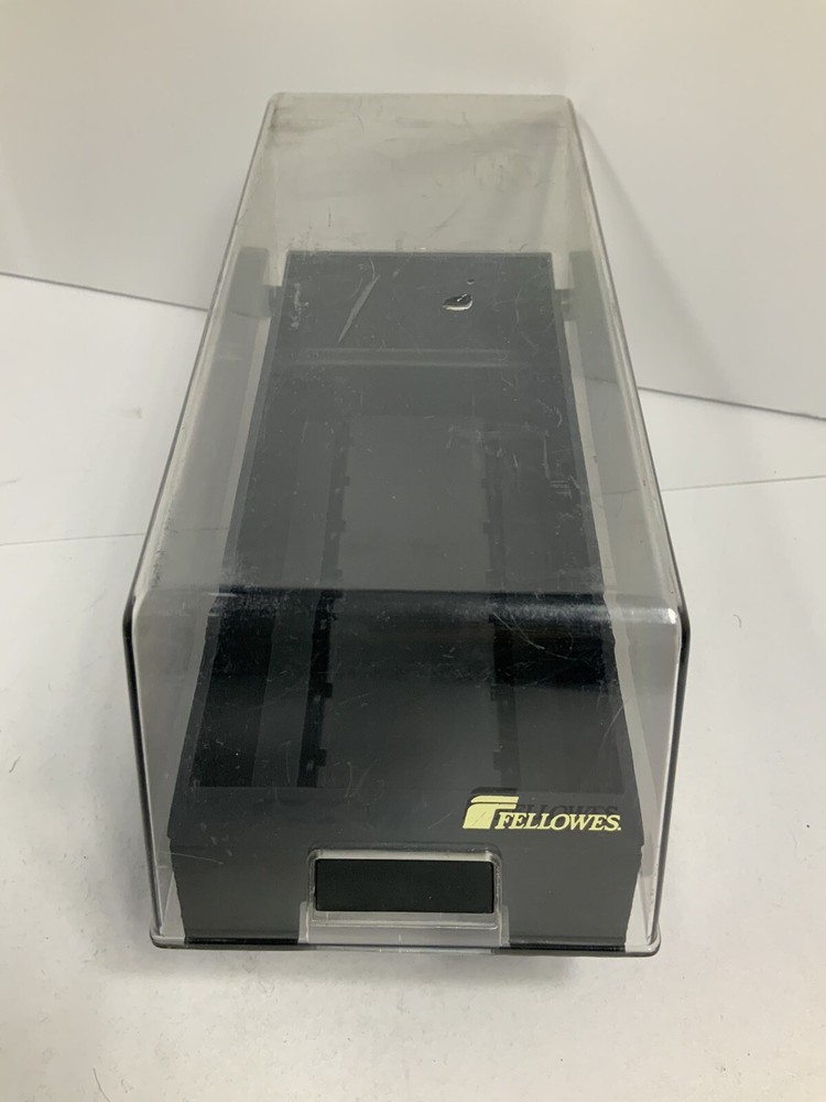 Fellowes 3.5” Floppy Disk Storage Box 10”x4.5”x 4.5” ElectronicsRecycledCom