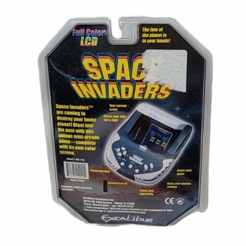Handheld Electronic Game Excaliber Electronics Space Invaders Mod 402-1-CS