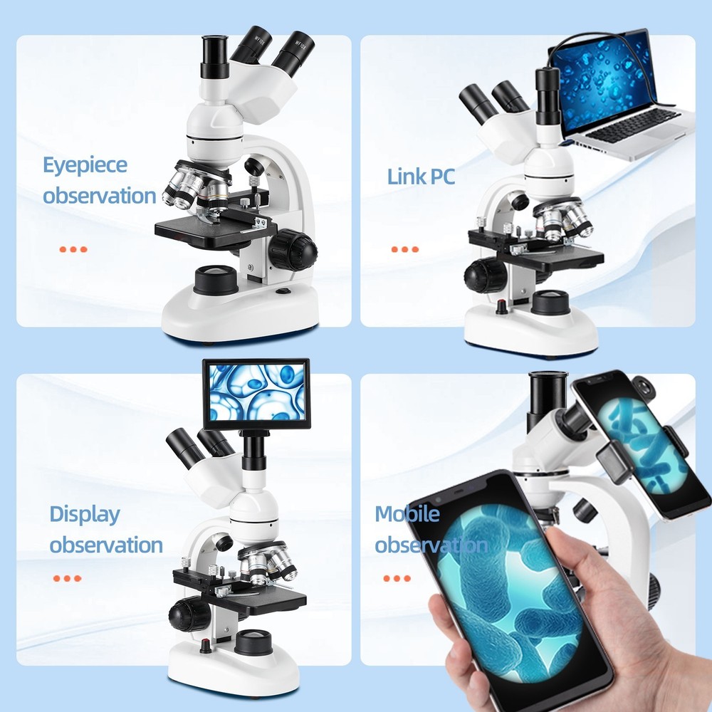 optical instruments - electron microscope - digital electronic three-Laboratory