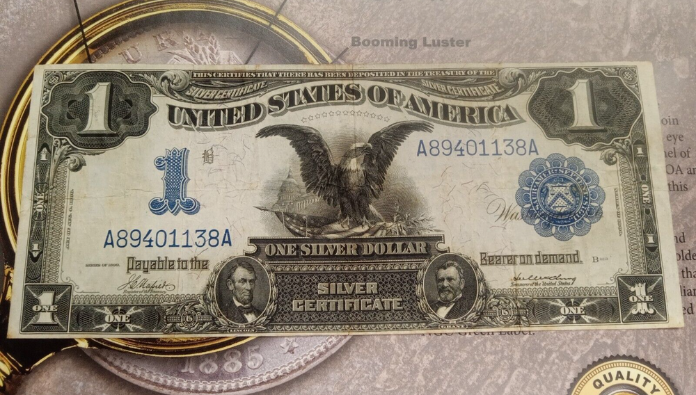 SC 1899 $1 Fr.236 Silver Certificate Black Eagle very nice TP-6540