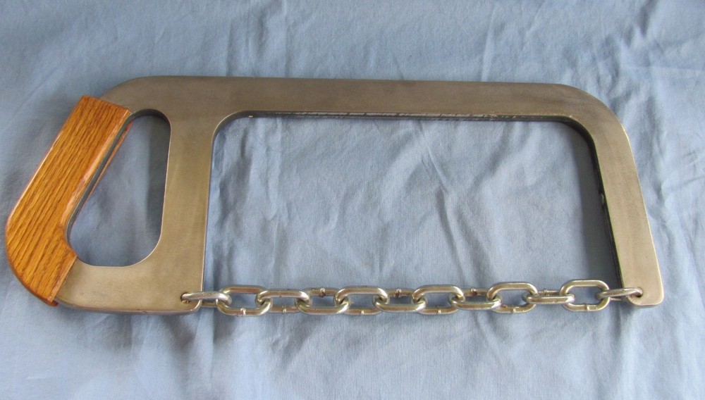 Hand Crafted Gag Gift Manual Chainsaw