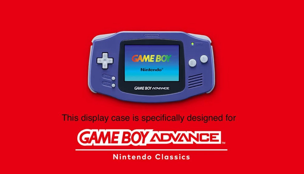Nintendo Game Boy Advance Plexiglass Display Stand Case