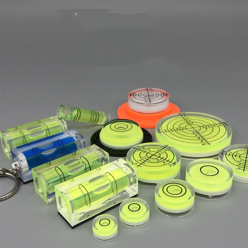 5Pcs Small Bubble Level Mini Square Bubble Spirit Levels Leveling Tools