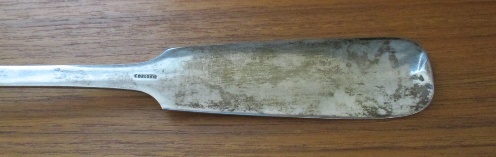 German Antique (1936) Solid Silver Soup Ladle 14" 800W 309 G 10.9 oz Vintage