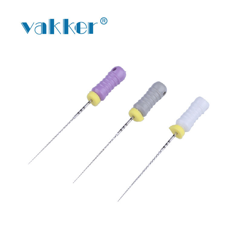 Dental Rotary Endodontic C-Files Stainless Steel C Files for Root Canal #8-15