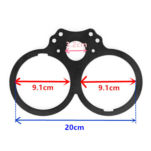 Motorcycle For Triumph Speedometer Dual Tachometer Gauge Mount Bracket Support