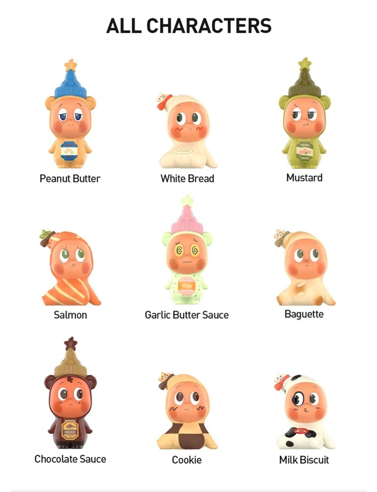Pop Mart, Twinkle Twinkle Create Your Taste Series Figures A/B, NIB