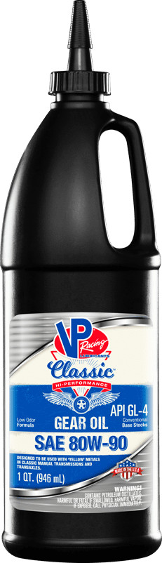 VP Racing 2703 VP Classic® Hi Performance GL-4 SAE 80W90 Gear Oil - 1 Quart