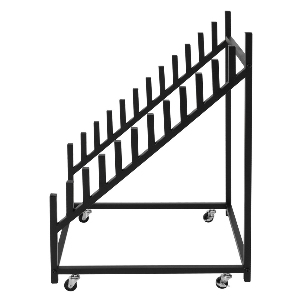 Tile Display Rack, Wheeled Tile Display Stand for Building Material Samples