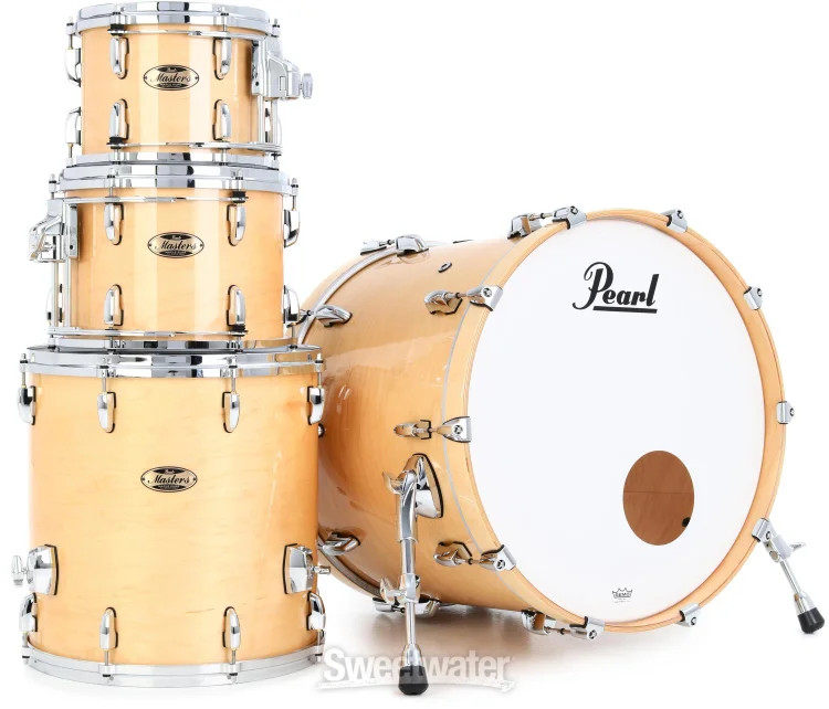 Pearl Masters Maple Pure 4-piece Shell Pack - Natural Maple