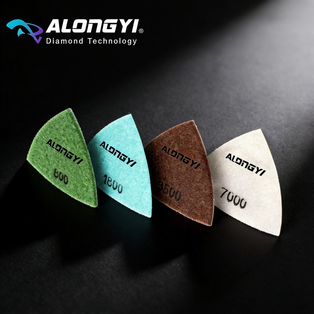 4pcs Trangular Sanding Pad For Fein Dremel Power Multi Tools Oscillating